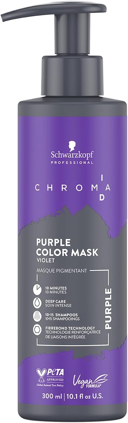 Schwarzkopf CHROMA ID Bonding Color Mask 300 ml Purple Vegan Semi Permanent