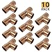 PROCURU 10-Pack 1/2-Inch Copper Tee CxCxC, Certified Safe (CWTE0012-10P)