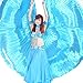 BellyLady Belly Dance Costume Isis Wings With Sticks, Egyptian 360 Degrees Wing GOLD
