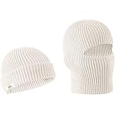 Balaclava Ski Mask Cold Weather Balaclava Mask Warm Face Mask Balaclava and Beanie Hats for Men 2 in 1