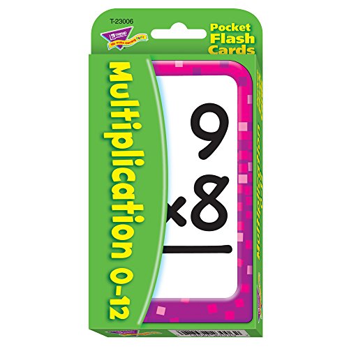 Trend Enterprises Multiplication Pocket Flash Cards
