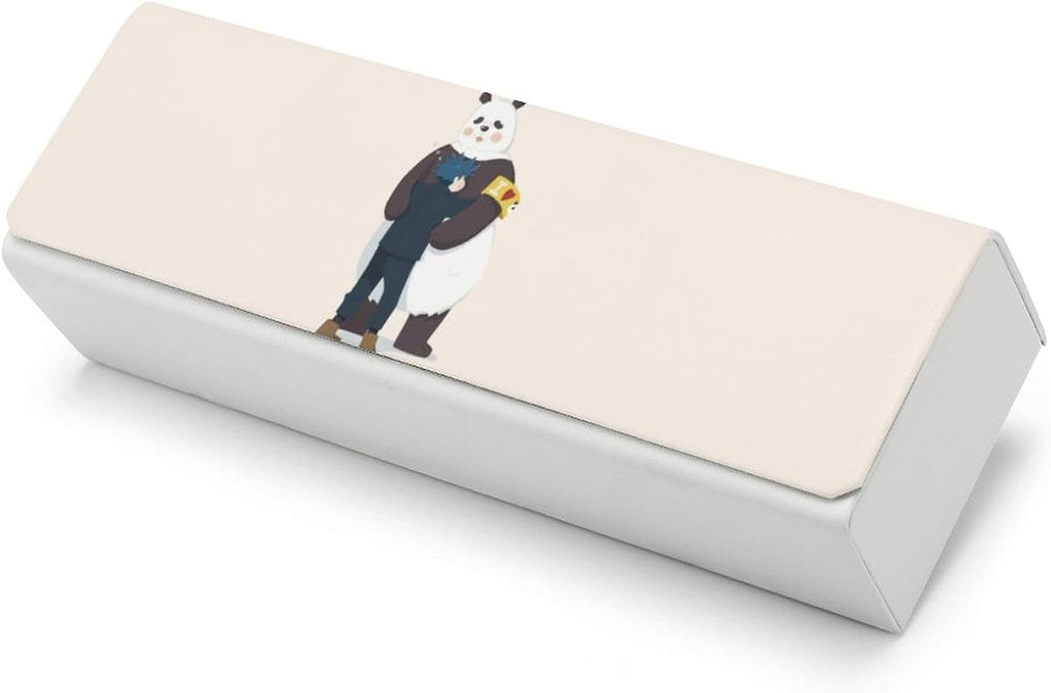 パンダ 呪術廻戦 Zarker メガネケース 眼鏡ケース ハード眼鏡 コンパクト メガネボックス 多用途ケース アクセサリーケース 軽量 おしゃれ 高級 レザー かわいい アニメ キャラクター 眼鏡小物 通販 Amazon