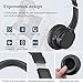 Active Noise Cancelling Headphones Wireless Bluetooth Headphones Over Ear with Mic, HiFi Stereo Deep Bass, Comfortable Protein Ear pads, Foldable Headset for Travel Work Gaming PC TV Cellphone