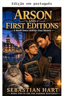 Livro Incêndio e primeiras edições (Mistérios de Fog Harbor Livro 2)