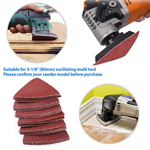 2 Triangle+Sandpaper+Sanding+LotFancy+Assorted