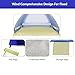 BATTOP Pop Up Beach Tent Camping Sun Shelter Outdoor Automatic Cabana 2-3 Person Fishing Anti UV Beach Tent Beach Shelter, Sets up in Seconds (Darkblue)