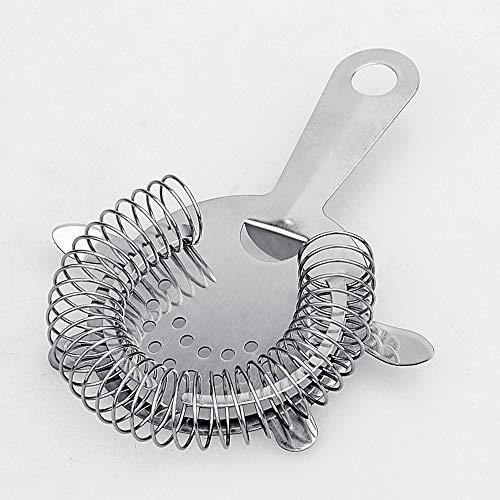 Good Polished Stainless Steel Cocktail Strainer Shaker Wire Mixed Drink Ice Colander Filter Bar Strainers Drinking Tools