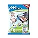 Hibag Space Saver Travel Bags, 8 Pack Reusable Travel Storage Bags (4 X Suitcase Size, 2 X Carry-on Size, 2XPouch Size) with 2 Free Roll Up Bags (Carry-on Size), No Vacuum or Pump Needed (8-Travel)