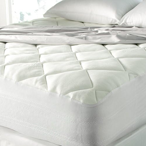 Spa Luxury Cool Touch Bamboo Plush Top Mattress Pad - Full/ Double 54" x 75"