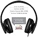 Sentey Headphone with Microphone for Travel Work Running Sport Kids Women Headphones Headset for Music Gaming Premium Mesh Cable Deluxe Carrying Case Included Ls-4224 PLUS New Driver Update Flow Black