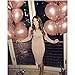 50Pcs 12 Inch 2.8 g/pc Rose Gold Latex Balloons -Bachelorette Wedding Baby Shower Rose Party Supplies and Decorations