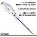 Industrial Voltage Tester Pen (INSULATED SCREWDRIVER DESIGN) AC 100-500 Volts - Perfect Detector Tool for Electricians for Testing Electrical Wires, Sockets, & Switches