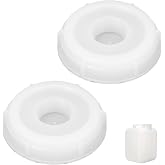 70MM Carboy Cap for Hedpak 5 Gallon Water Tanks Jug 5G Container Caps Lid | Replacement Water Jug Cap, Plastic Carboy Caps with 3/4" NPT Center for Easy Faucet Attachment and Leak-Proof Sealing, 2 Pack