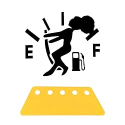 Augeny Funny Car Fuel Tank Sticker, EF Logo