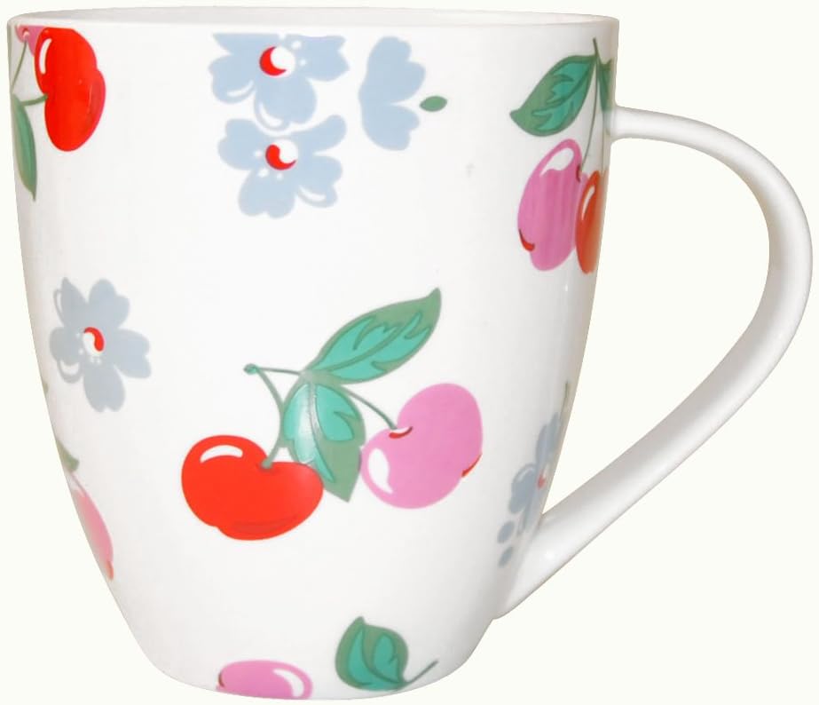 Cath Kidston Cherry Print Crush Mug, Fine China Amazon.co.uk Kitchen & Home