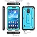 Galaxy S5 Active Case, SUPCASE Unicorn Beetle PRO Series Full-body Hybrid Case with Screen Protector(SM-G870A Water and Shock Resistant Version Smartphone), Blue/Black Dual Layer + Impact Resistant
