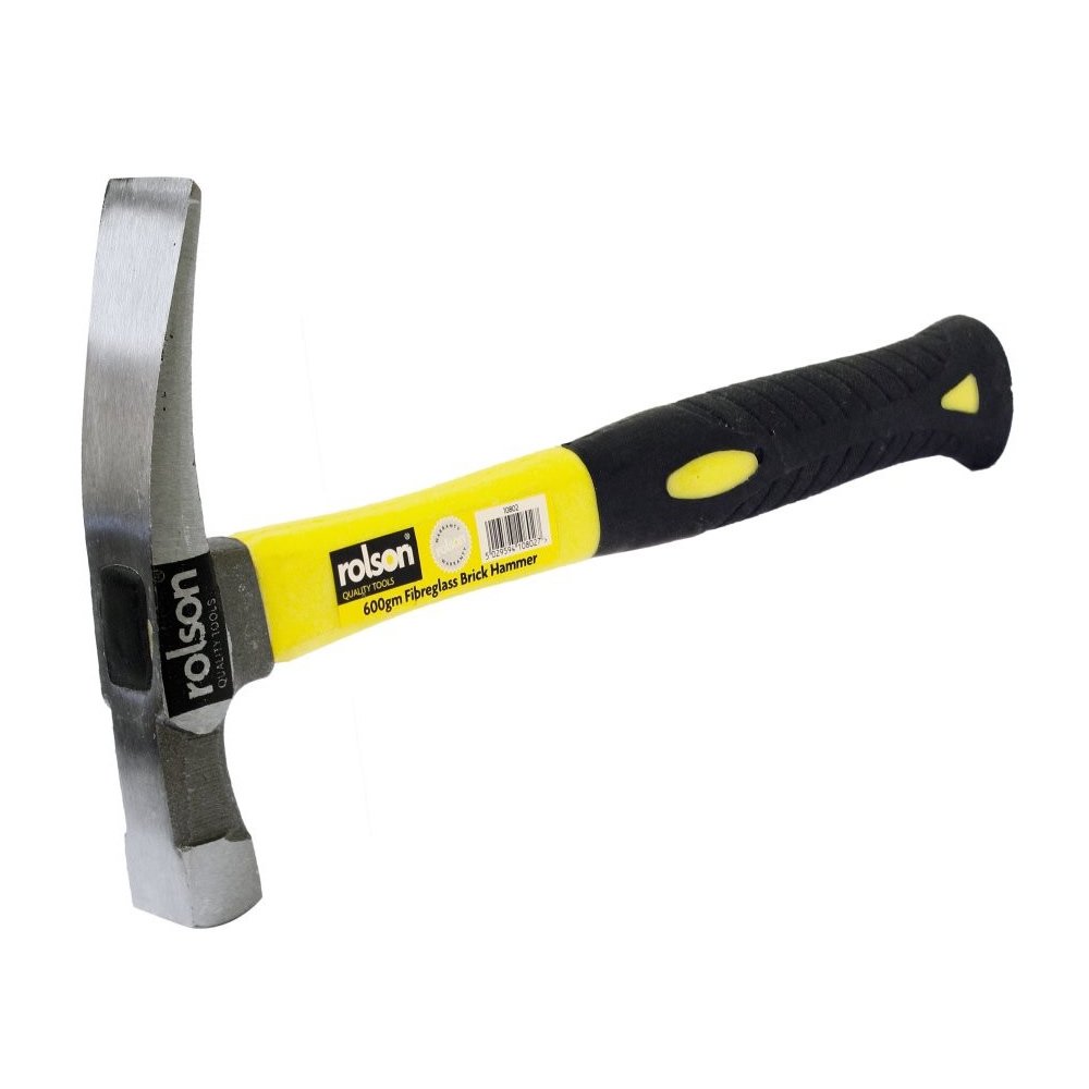 Rolson 10802 600 g Brick Hammer Fibreglass Shaft