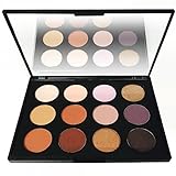 12 Color Makeup Eyeshadow Palette, Nude Natural Colors by Beauty Bon