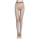GFsnow Women Seamless Tight Stockings Net Big Cross