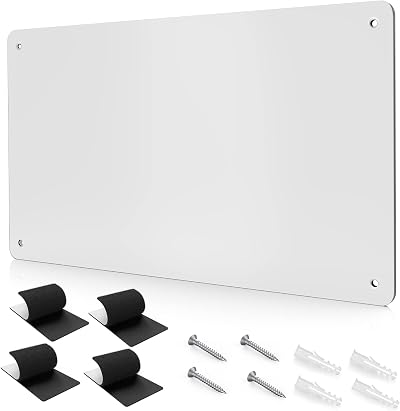 Tonhui 43.5x30 cm White Metal Magnetic Board Wall Display