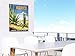 Mexico Cactus Desert White City. Vintage Travel Poster Reproduction(16.75