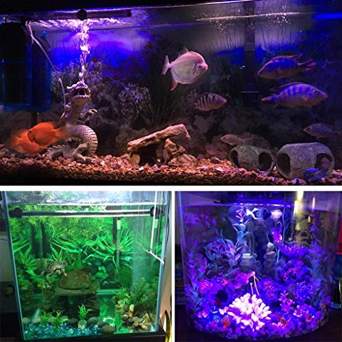 toyuto Fish Aquarium Tank Light - Aquarium Background Light,Wireless Remote Control,RGB Colored Changing, Underwater Submersible LED Light (14 Inches)