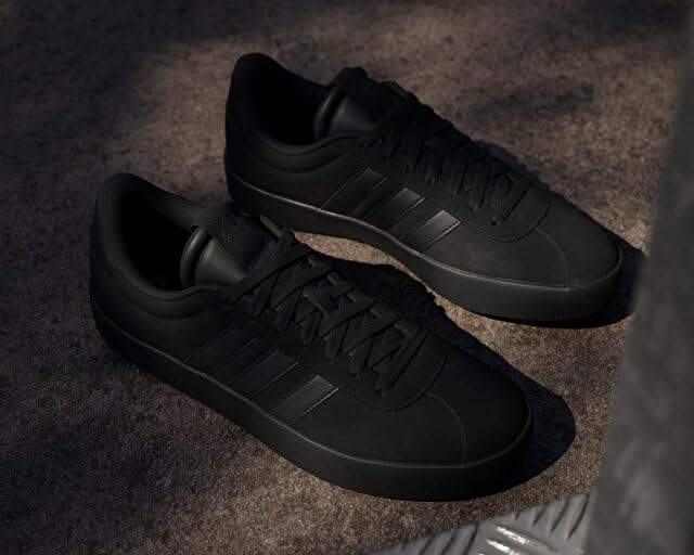 adidas Herren VL Court 3.0 Shoes, Core Black/Core Black/Core Black, 43 1/3 EU 3