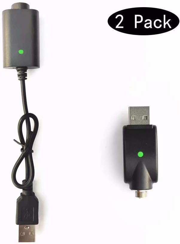 【2-Pack】 USB Charge Thread Charger Smart Over-Charge Protection, for USB Adapter Devices with LED Indicator Light 031303