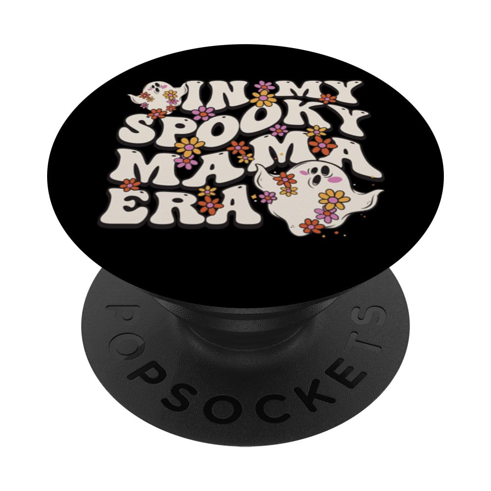 In My Spooky Mama Era Mom Halloween Costume PopSockets Swappable PopGrip