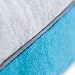 Brindle Teal Shredded Memory Foam Dog Bed - Pet Essentials - Orthopedic Design - Crate Compatible - Machine Washable Cover - Indoor Pet Bed for Dogs, Puppies, Cats, and Rabbits - Size Medium 34 x 22
