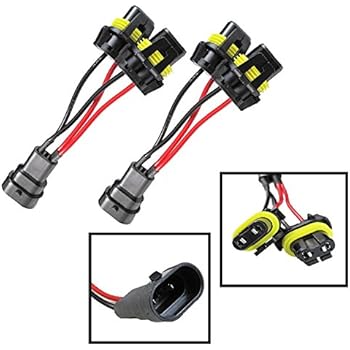 Amazon.com: 2 Pieces set 9005/9006 Headlight Bulb Xenon ... halogen wire harness 