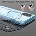 RedPepper Designed for Samsung Galaxy S20+ Plus Case, Crystal Clear Case Hard PC and Soft TPU Bumper Shockproof Cover for Samsung Galaxy S20+ Plus 5G 6.7 Inch (Clear)