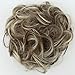 CAISHA Messy Scrunchie Bun Voluminous Wavy Hairpiece Heat-resistant Synthetic Fibres Light Brown Light Blonde Mix G38A