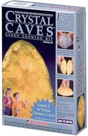 Crystal Caves: 2 Citrine Geodes by Kristal Educational