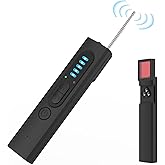 Hidden Camera Detectors, Anti Spy RF Signal Scanner, Bug Detector, 6 Levels Sensitivity 4 Modes, 36H Work, for Hotels, Home, Office, Protect Your Privacy in All aspects (Black)