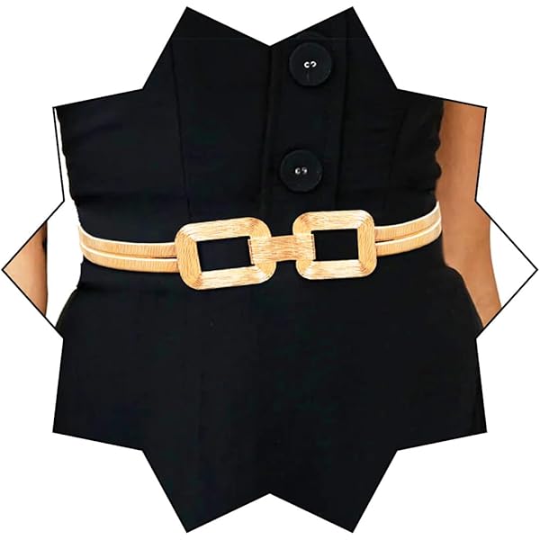 Bremorou Gold Waist Chain Belt for Women Dresses - Fancy Skinny Metal Cinch  Belt, Elastic Pendant Chain Belt, Thin Waist Belt, Dress Belt at Amazon Women's  Clothing store