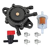 Hipa 49040-7001 Fuel Pump + Fuel Filter Fuel Shut-Off Valve for Kawasaki FH430V FH451V FH500V FH541V FH580V FH680V FH721V FX730V FX801V Engine Lawn Mower