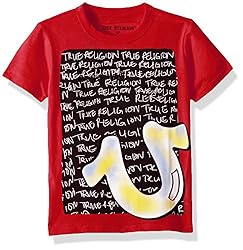 True Religion Boys' Little Branded Logo Tee