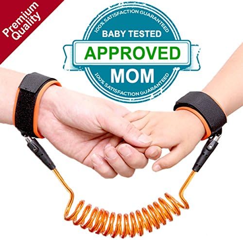 Anti Lost Baby Child Walking Harness Walking Wrist Link With Velcro Straps