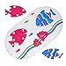 Liuba 27 x 15 Inch Original Baby Bath Mat for Tub for Kids Non Slip Premium PVC Oval Bathroom Floor Bathtub Mats for Babies Children Toddler