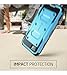 i-Blason Armorbox Case for iPhone SE 2022 (3rd Gen), [Built-in Screen Protector] Full-Body Rugged Holster Case for iPhone SE 2022/ iPhone SE 2020/ iPhone 8/7, Blue