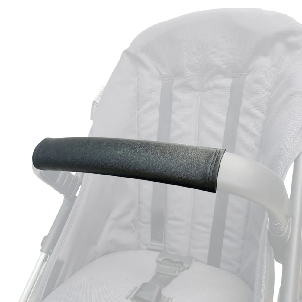 PROTEC TIF | Synthetic Leather Carry Handle Cover Compatible with Bugaboo Fox 2 and 3 | Cameleon 3+| Donkey 3 and 5 | BEE 6 | to fit Over the Original Cover | — image 1