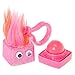 Claire's Girl's Pink Strawberry Flavored Lip Balm Cube Push Clip