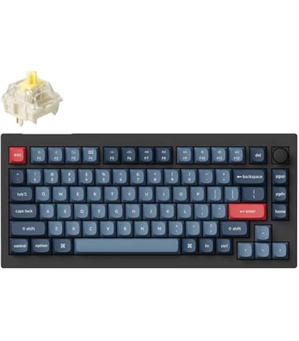 keychron k9 max 赤軸 RGB Hot-Swappable Keychron K9 Max QMK Wireless Custom Mechanical Keyboard (US