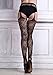 ABC(TM) Womens Lingerie net Lace Top Garter Belt Thigh Stocking Pantyhose (02)