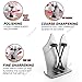Knife Sharpener, Knife Edge Sharpener for Kitchen, Hone,Sharpens, Beveled, Polishes Dull, Serrated, Standard Blades & Chef's Knives, As Shown On TV By LaBold