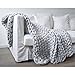 HomeModa Studio Non-Mulesed Chunky Wool Yarn Big Chunky Yarn Massive Yarn Extreme Arm Knitting Giant Chunky Knit Blankets Throws Grey White (1kg-2.2lbs, Grey)