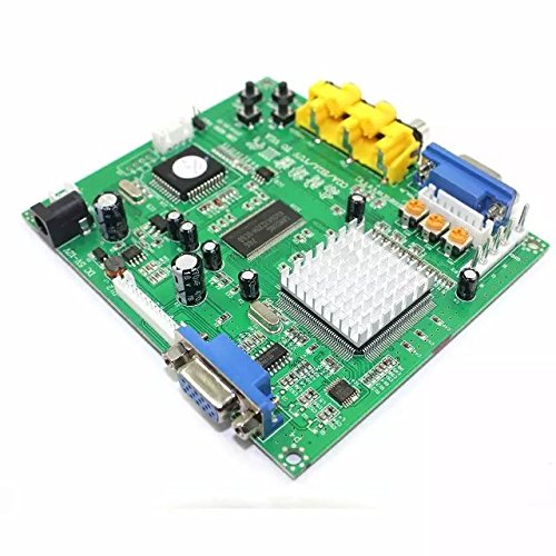 Paddsun US New for Video Converter CGA/EGA/YUV/RGB to VGA HD Video Converter Board 1 VGA Output Arcade Jamma Game Monitor to LCD GBS-8200