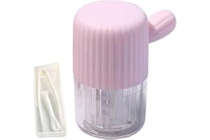 Mini Contact Lens Washer Energy Saving Hand Pull Cleaning Efficient Manually Contact Lens Washer Cleaner Home Use Pink