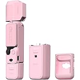 BRDRC Pocket 3 Silicone Cover, For Xtra Muse Protective Case Lens Protector Scratch-Resistant Sleeve Skin Compatible with DJI OSMO Pocket 3 Creator Combo/Xtra Muse Accessories (Pink)